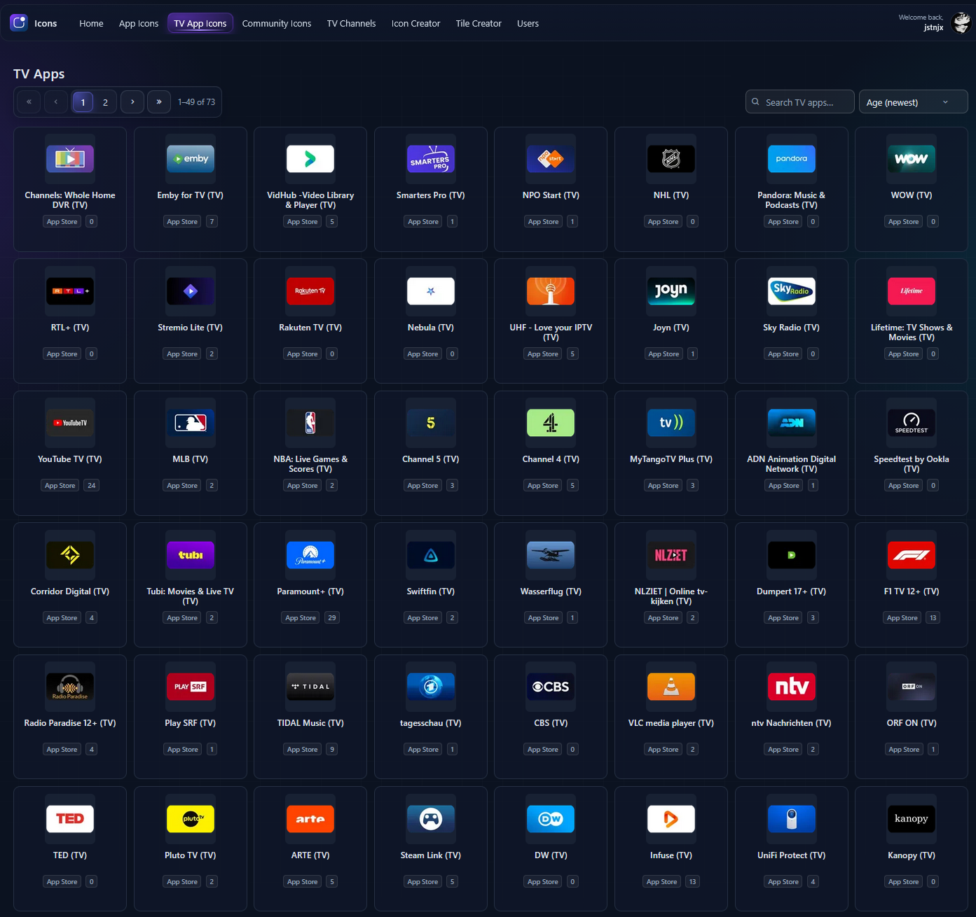 TV App Icons