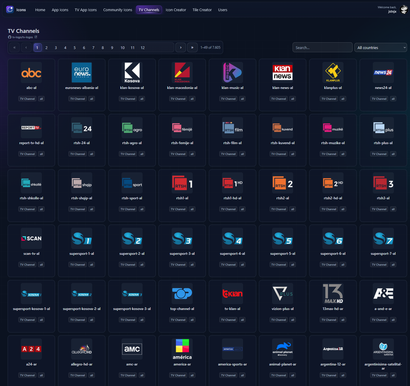 TV Channel Icons